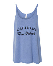 Load image into Gallery viewer, Heartbreaker Nap Taker Slouchy Tank - Wake Slay Repeat