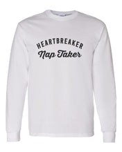 Load image into Gallery viewer, Heartbreaker Nap Taker Unisex Long Sleeve T Shirt - Wake Slay Repeat