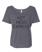 Load image into Gallery viewer, Hot Mess Express Slouchy Tee - Wake Slay Repeat