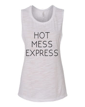 Load image into Gallery viewer, Hot Mess Express Workout Flowy Scoop Muscle Tank - Wake Slay Repeat