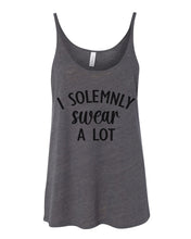 Load image into Gallery viewer, I Solemnly Swear A Lot Slouchy Tank - Wake Slay Repeat