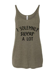 Load image into Gallery viewer, I Solemnly Swear A Lot Slouchy Tank - Wake Slay Repeat