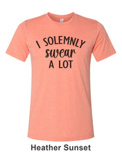 Load image into Gallery viewer, I Solemnly Swear A Lot Unisex Short Sleeve T Shirt - Wake Slay Repeat