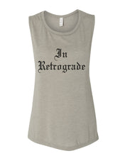 Load image into Gallery viewer, In Retrograde Flowy Scoop Muscle Tank - Wake Slay Repeat