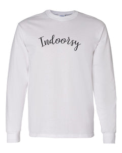 Indoorsy Unisex Long Sleeve T Shirt - Wake Slay Repeat