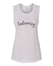 Load image into Gallery viewer, Indoorsy Fitted Muscle Tank - Wake Slay Repeat