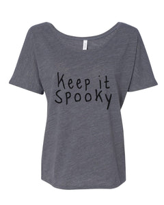 Keep It Spooky Slouchy Tee - Wake Slay Repeat