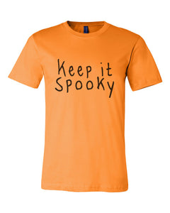Keep It Spooky Orange Unisex T Shirt - Wake Slay Repeat