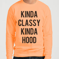 Kinda Classy Kinda Hood Unisex Sweatshirt - Wake Slay Repeat