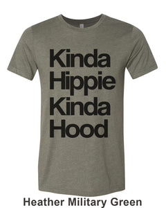 Kinda Hippie Kinda Hood Unisex Short Sleeve T Shirt - Wake Slay Repeat