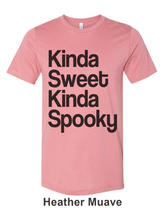 Kinda Sweet Kinda Spooky Unisex Short Sleeve T Shirt - Wake Slay Repeat