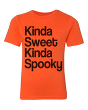 Load image into Gallery viewer, Kinda Sweet Kinda Spooky Youth Short Sleeve T Shirt - Wake Slay Repeat
