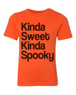 Kinda Sweet Kinda Spooky Youth Short Sleeve T Shirt - Wake Slay Repeat