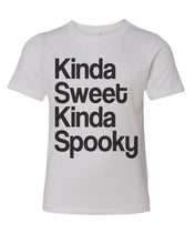 Load image into Gallery viewer, Kinda Sweet Kinda Spooky Youth Short Sleeve T Shirt - Wake Slay Repeat