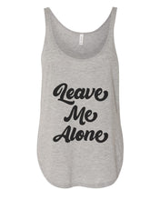 Load image into Gallery viewer, Leave Me Alone Flowy Side Slit Tank Top - Wake Slay Repeat