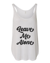 Load image into Gallery viewer, Leave Me Alone Flowy Side Slit Tank Top - Wake Slay Repeat