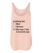 Load image into Gallery viewer, Looking For My Keys Side Slit Tank Top - Wake Slay Repeat