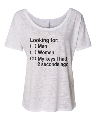 Looking For My Keys Slouchy Tee - Wake Slay Repeat