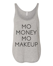 Load image into Gallery viewer, Mo Money Mo Makeup Flowy Side Slit Tank Top - Wake Slay Repeat