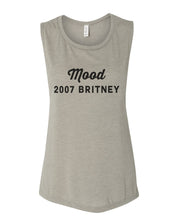 Load image into Gallery viewer, Mood 2007 Britney Flowy Scoop Muscle Tank - Wake Slay Repeat