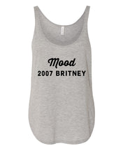 Load image into Gallery viewer, Britney Mood 2007 Flowy Side Slit Tank Top - Wake Slay Repeat