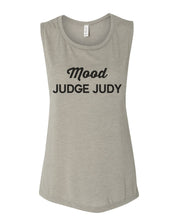 Load image into Gallery viewer, Mood Judge Judy Fitted Scoop Muscle Tank - Wake Slay Repeat