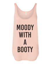 Load image into Gallery viewer, Moody With A Booty Flowy Side Slit Tank Top - Wake Slay Repeat