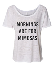 Load image into Gallery viewer, Mornings Are For Mimosas Slouchy Tee - Wake Slay Repeat