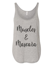 Load image into Gallery viewer, Muscles &amp; Mascara Flowy Side Slit Tank Top - Wake Slay Repeat