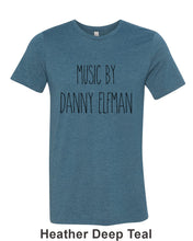Load image into Gallery viewer, Music By Danny Elfman Unisex Short Sleeve T Shirt - Wake Slay Repeat