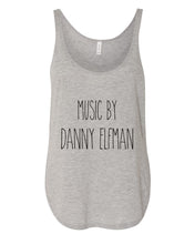 Load image into Gallery viewer, Music By Danny Elfman Flowy Side Slit Tank Top - Wake Slay Repeat