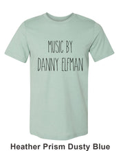Load image into Gallery viewer, Music By Danny Elfman Unisex Short Sleeve T Shirt - Wake Slay Repeat