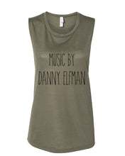 Load image into Gallery viewer, Music By Danny Elfman Fitted Muscle Tank - Wake Slay Repeat
