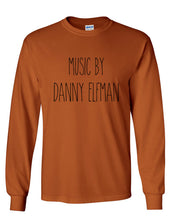 Load image into Gallery viewer, Music By Danny Elfman Unisex Long Sleeve T Shirt - Wake Slay Repeat
