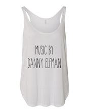 Load image into Gallery viewer, Music By Danny Elfman Flowy Side Slit Tank Top - Wake Slay Repeat
