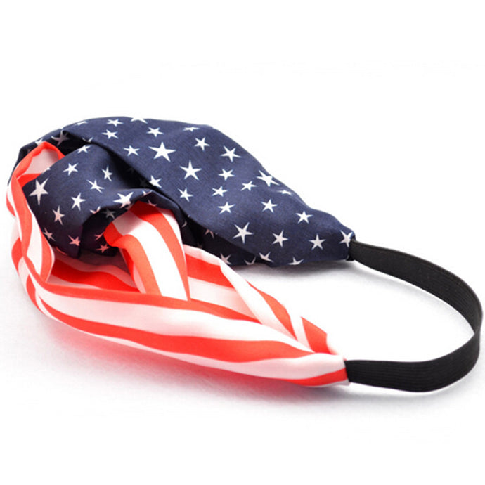 4th Of July American Flag Headband - Wake Slay Repeat