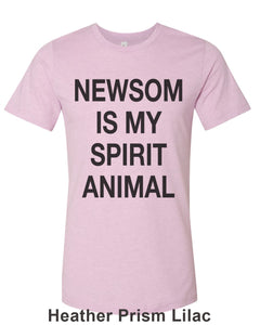 Newsom Is My Spirit Animal Unisex Short Sleeve T Shirt - Wake Slay Repeat