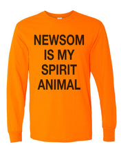 Load image into Gallery viewer, Newsom Is My Spirit Animal Unisex Long Sleeve T Shirt - Wake Slay Repeat