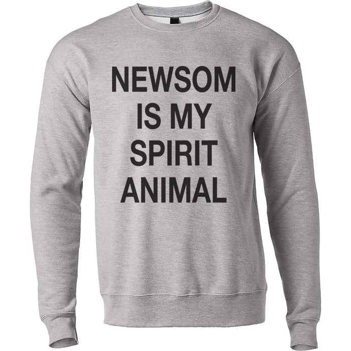 Newsom Is My Spirit Animal Unisex Sweatshirt - Wake Slay Repeat