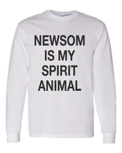 Load image into Gallery viewer, Newsom Is My Spirit Animal Unisex Long Sleeve T Shirt - Wake Slay Repeat