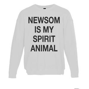 Newsom Is My Spirit Animal Unisex Sweatshirt - Wake Slay Repeat