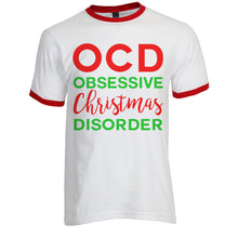 Load image into Gallery viewer, Obsessive Christmas Disorder Christmas Unisex Short Sleeve T Shirt - Wake Slay Repeat