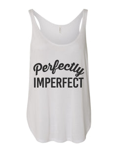 Perfectly Imperfect Flowy Side Slit Tank Top - Wake Slay Repeat