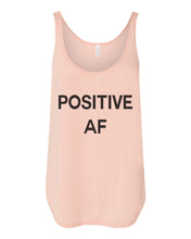 Load image into Gallery viewer, Positive AF Flowy Side Slit Tank Top - Wake Slay Repeat