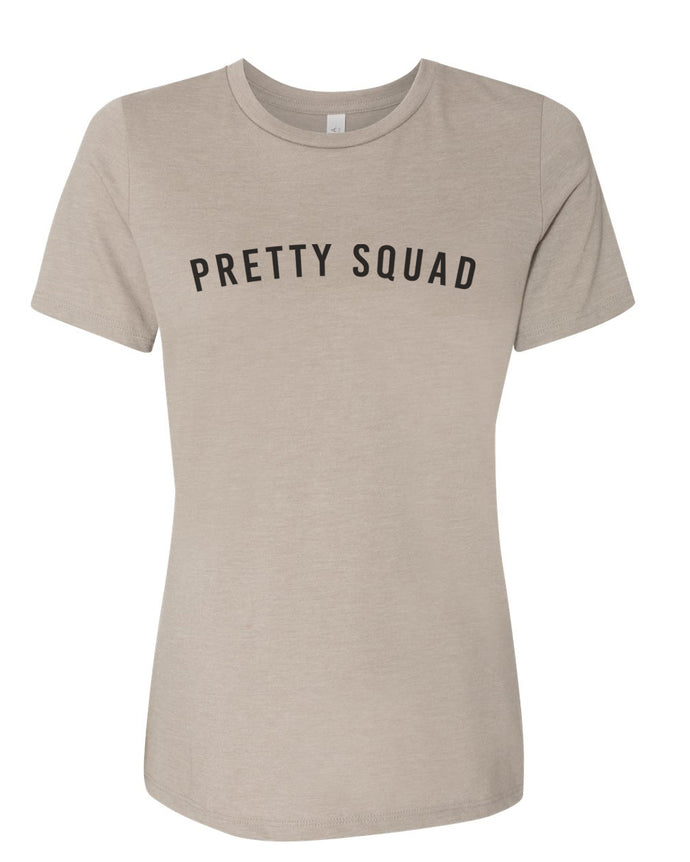 Pretty Squad Relaxed Women's T Shirt - Wake Slay Repeat