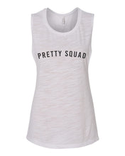 Load image into Gallery viewer, Pretty Squad Workout Flowy Scoop Muscle Tank - Wake Slay Repeat