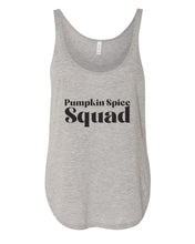 Load image into Gallery viewer, Pumpkin Spice Squad Flowy Side Slit Tank Top - Wake Slay Repeat