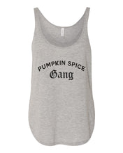 Load image into Gallery viewer, Pumpkin Spice Gang Flowy Side Slit Tank Top - Wake Slay Repeat