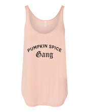 Load image into Gallery viewer, Pumpkin Spice Gang Flowy Side Slit Tank Top - Wake Slay Repeat