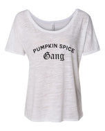 Pumpkin Spice Gang Slouchy Tee - Wake Slay Repeat